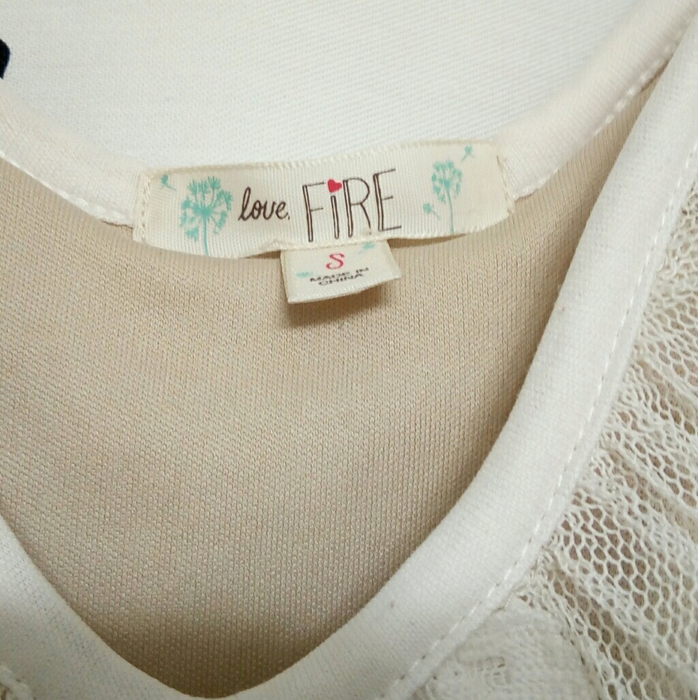 💐 Nordstrom Love, fire Embroidered Floral Mini - Picture 7 of 8
